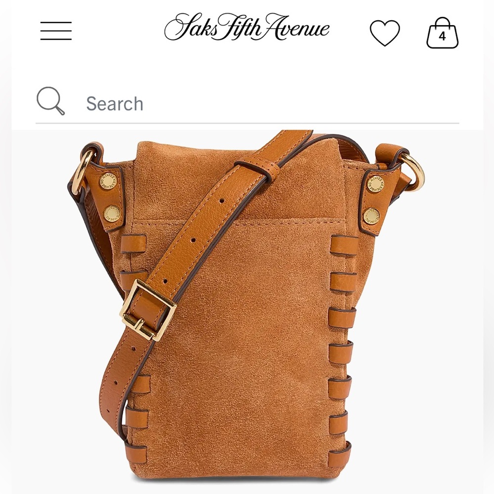 Brand new Aimee Kestenberg Messenger Bag in Rustic Caramel  trendy and classy 🌹 - Picture 8 of 13